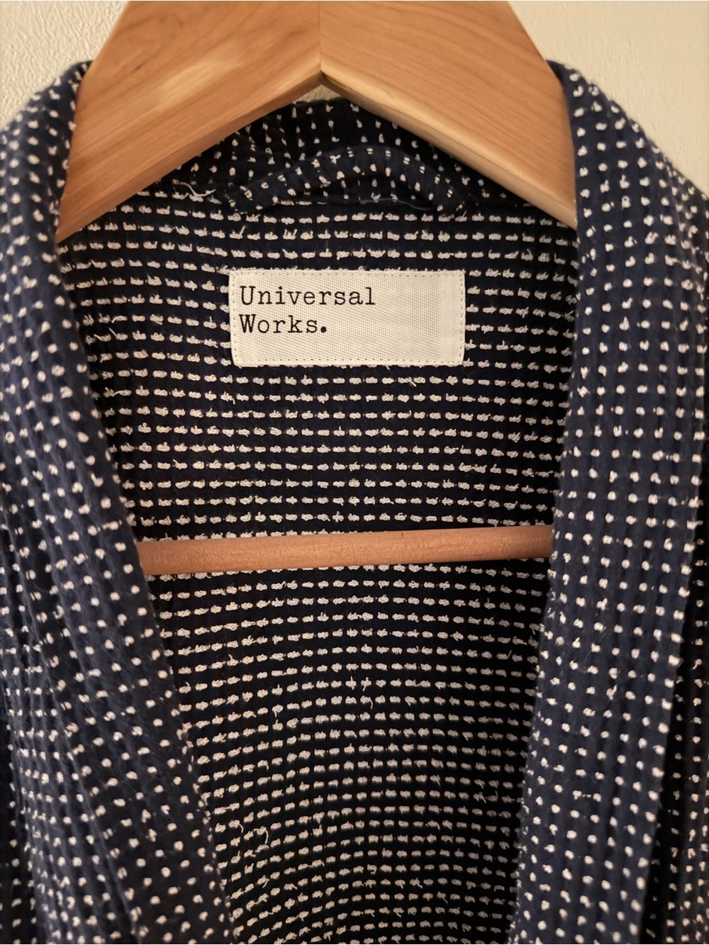Universal Works Japanese Dot-Print cardigan Jacket